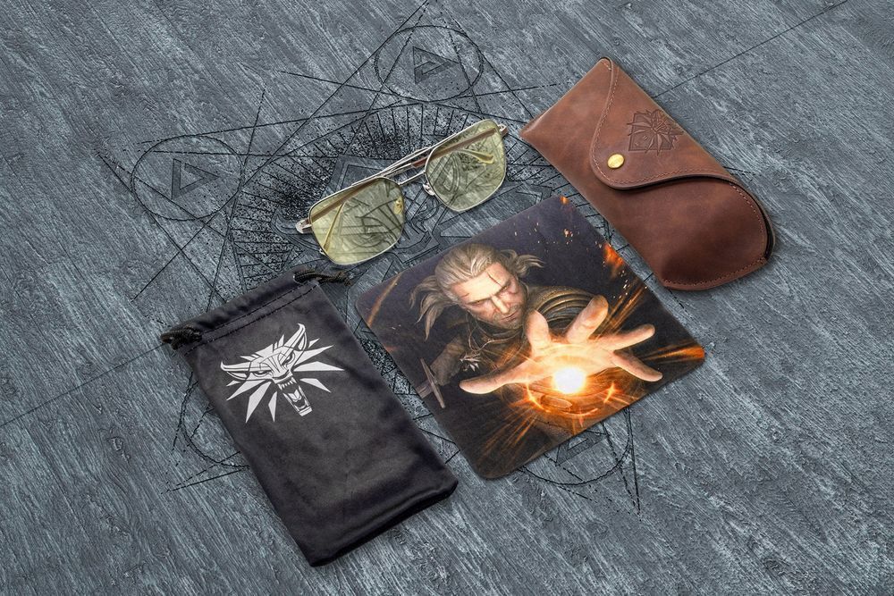 Комп'ютерні окуляри для геймерів Gunnar The Witcher White Wolf Steel/Umber, колекція Відьмак Білий Вовк, Amber (WIT-WLF01)