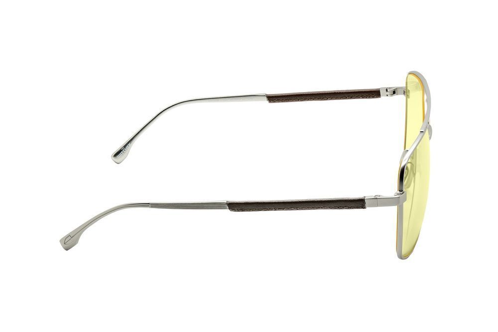 Комп'ютерні окуляри для геймерів Gunnar The Witcher White Wolf Steel/Umber, колекція Відьмак Білий Вовк, Amber (WIT-WLF01)