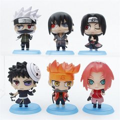 Набір аніме фігурок Naruto, Наруто, 6 фігурок, 7см (NAR 0050BK)