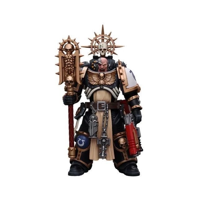 Фигурка из игры Warhammer 40k, Капеллан Ультрамаринов, Неукротимый, JOYTOY, подвижная, 12,4 см (WHR 0073)