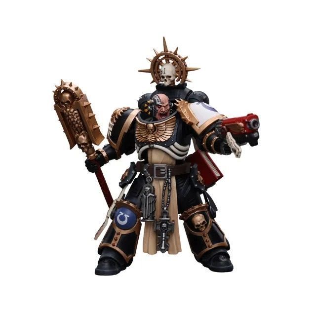 Фигурка из игры Warhammer 40k, Капеллан Ультрамаринов, Неукротимый, JOYTOY, подвижная, 12,4 см (WHR 0073)