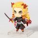 Аніме фігурка нендороїд Клинок розсікаючий демонів Demon Slayer Rengoku Kyoujurou Ренгоку Кьодзюро, рухома, 10 см (BDD 0098)
