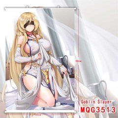 Гобелен аниме Убийца гоблинов Goblin Slayer, Дева меча, 60х90 см (GABGD 0005)