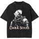Футболка оверсайз с принтом из игры Dark Souls, универсальная, хлопок Washed Cotton, размер XXXL (FDS 0001G-XXXL)