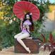 Аніме фігурка Demon Slayer Клинок розсікаючий демонів Kamado Nezuko, Незуко з парасолькою, 30 см (BDD 0092)
