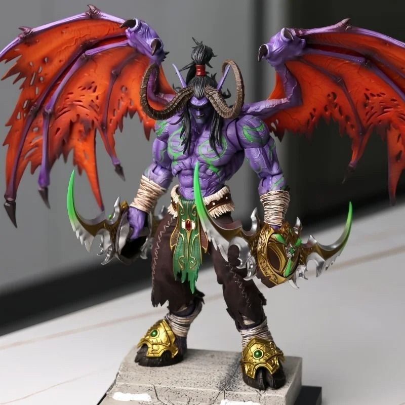 Фігурка World of Warcraft, Варкрафт Іллідан Лють Бурі, Illidan, рухомий, 25 см (WC 0023)