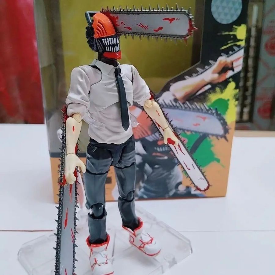 Аніме фігурка Людина-Бензопила Chainsaw Man Denji, Денджі, рухома, 15 см (CHM 0005)