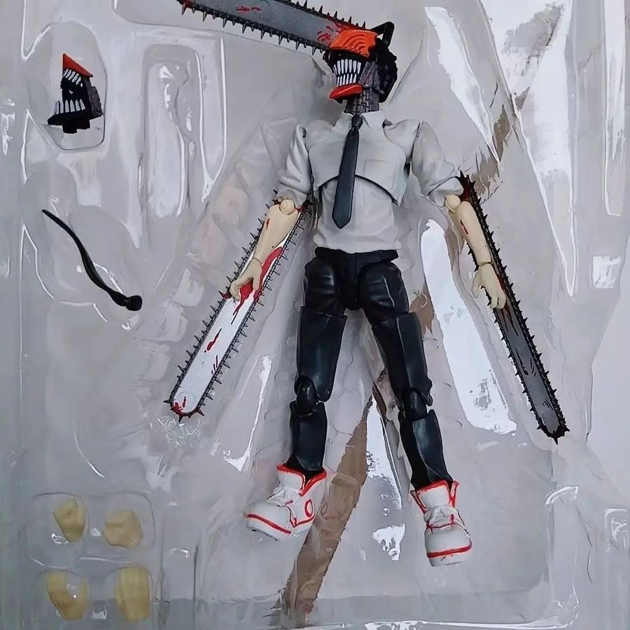 Аніме фігурка Людина-Бензопила Chainsaw Man Denji, Денджі, рухома, 15 см (CHM 0005)