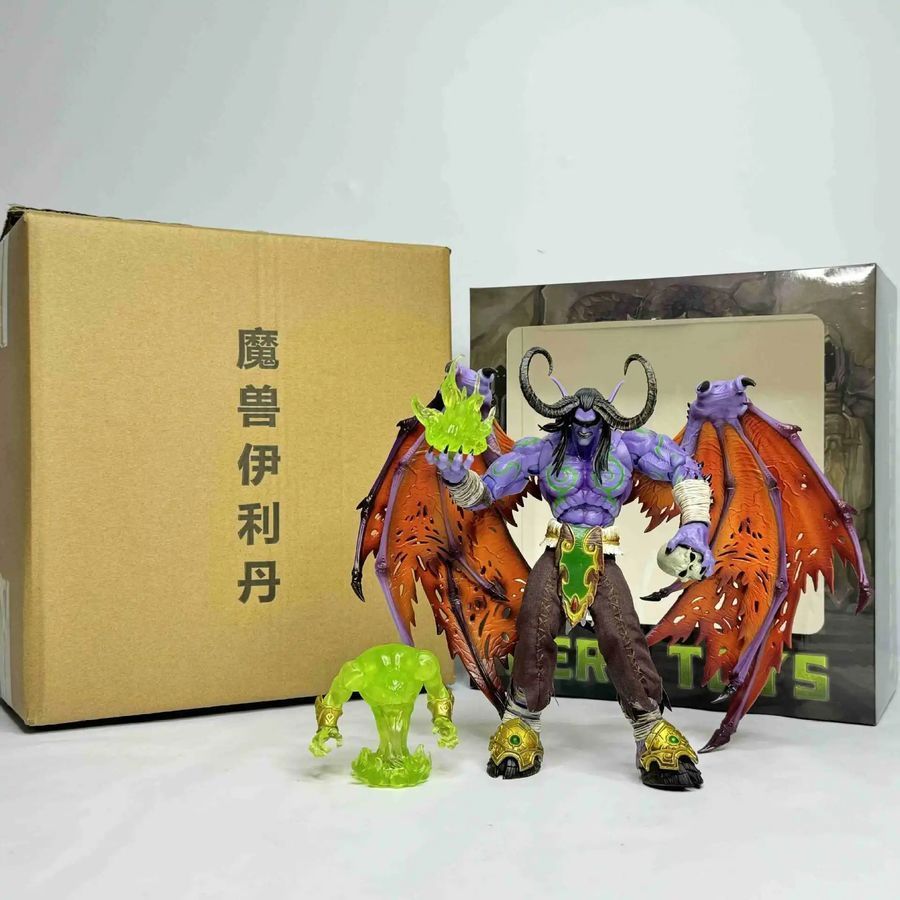 Фігурка World of Warcraft, Варкрафт Іллідан Лють Бурі, Illidan, рухомий, 25 см (WC 0023)
