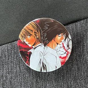 Значок аниме Тетрадь смерти Death Note, диаметр 58 мм (ZNDNA 0021)