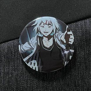 Значок аниме Токийский Гуль Tokyo Ghoul, диаметр 58 мм (ZNTG 0004)