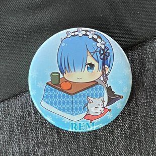 Значок аниме Жизнь с нуля Re:Zero, диаметр 58 мм (ZNRZR 0013)