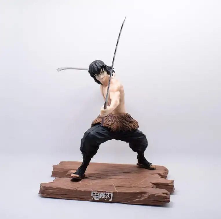 Аниме фигурка Demon Slayer Клинок рассекающий демонов Hashibira Inosuke, Иноске, 28 см (BDD 0040)