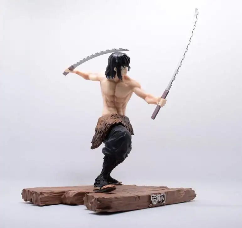 Аниме фигурка Demon Slayer Клинок рассекающий демонов Hashibira Inosuke, Иноске, 28 см (BDD 0040)