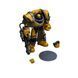 Фигурка из игры Warhammer 40k, Имперские Кулаки Сержант Легиона Катафрактии с тяжелым огнеметом, JOYTOY, подвижная, 13,6 см (WHR 0075)