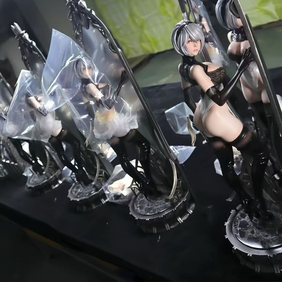 Аніме фігурка NieR: Automata Yorha No.2 Type B, Йорха ТуБі біля дзеркала, 63 см (NRA 0026)