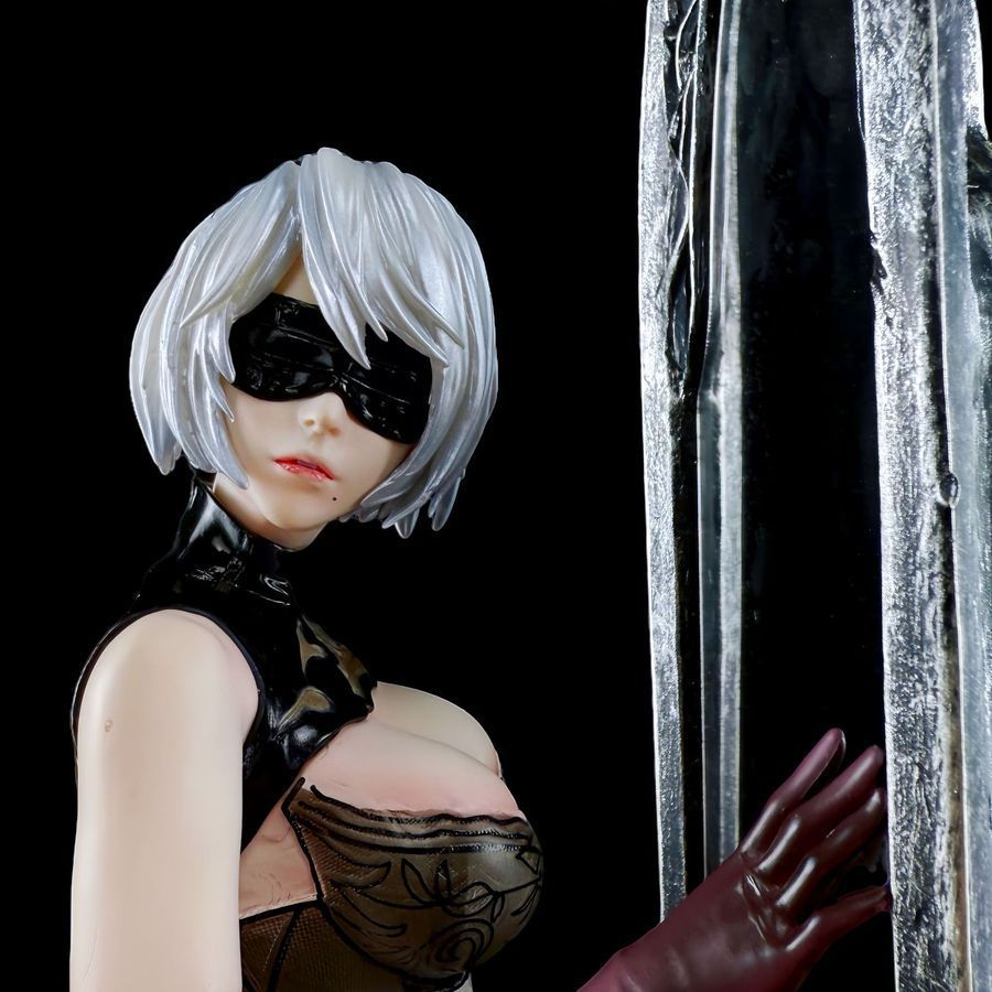 Аніме фігурка NieR: Automata Yorha No.2 Type B, Йорха ТуБі біля дзеркала, 63 см (NRA 0026)