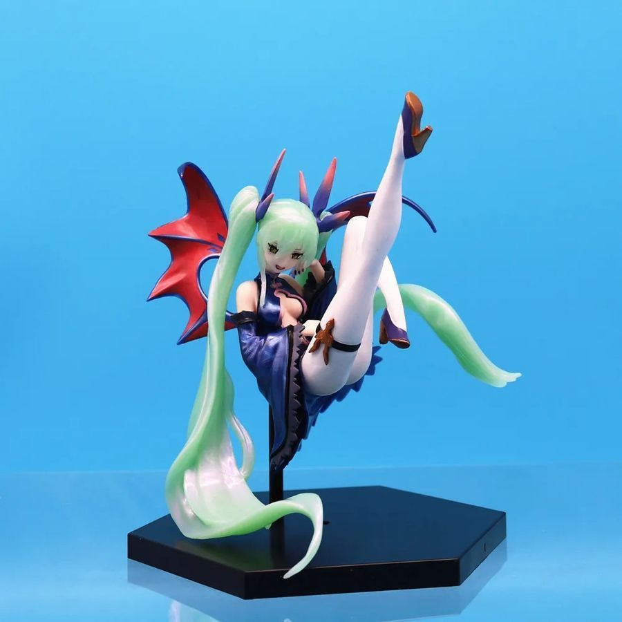 Аниме фигурка Vocaloid Вокалоид Miku Hatsune Хацунэ Мику Dark Angel Темный ангел, 17 см (VOC 0038)