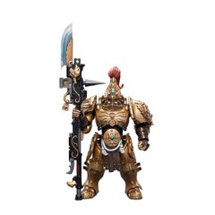Фігурка з гри Warhammer 40k, Вартовий-охоронець Адептус Кустодес з списом вартового, JOYTOY, рухома, 12,4 см (WHR 0036)