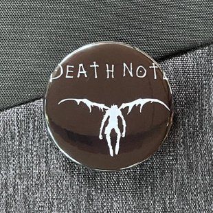 Значок аниме Тетрадь смерти Death Note, диаметр 58 мм (ZNDNA 0022)