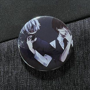 Значок аниме Токийский Гуль Tokyo Ghoul, диаметр 58 мм (ZNTG 0005)