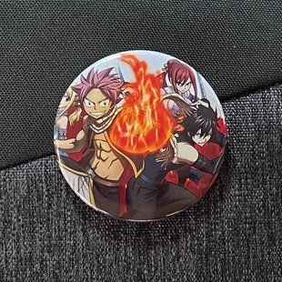 Значок аниме Хвост Феи Fairy Tail, диаметр 58 мм (ZNFAT 0003)