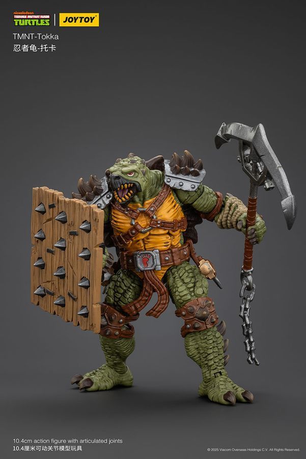 Фігурка Черепашки-Ніндзя TMNT JOYTOY Токка, рухома, 10,4 см (TMNT 0009)