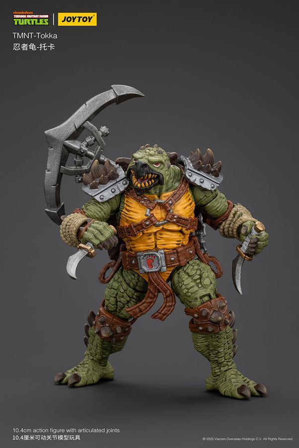 Фігурка Черепашки-Ніндзя TMNT JOYTOY Токка, рухома, 10,4 см (TMNT 0009)
