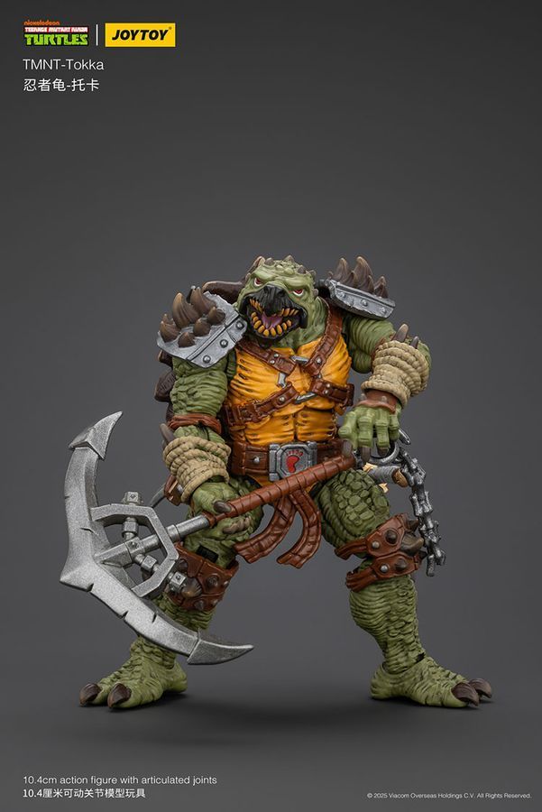 Фігурка Черепашки-Ніндзя TMNT JOYTOY Токка, рухома, 10,4 см (TMNT 0009)