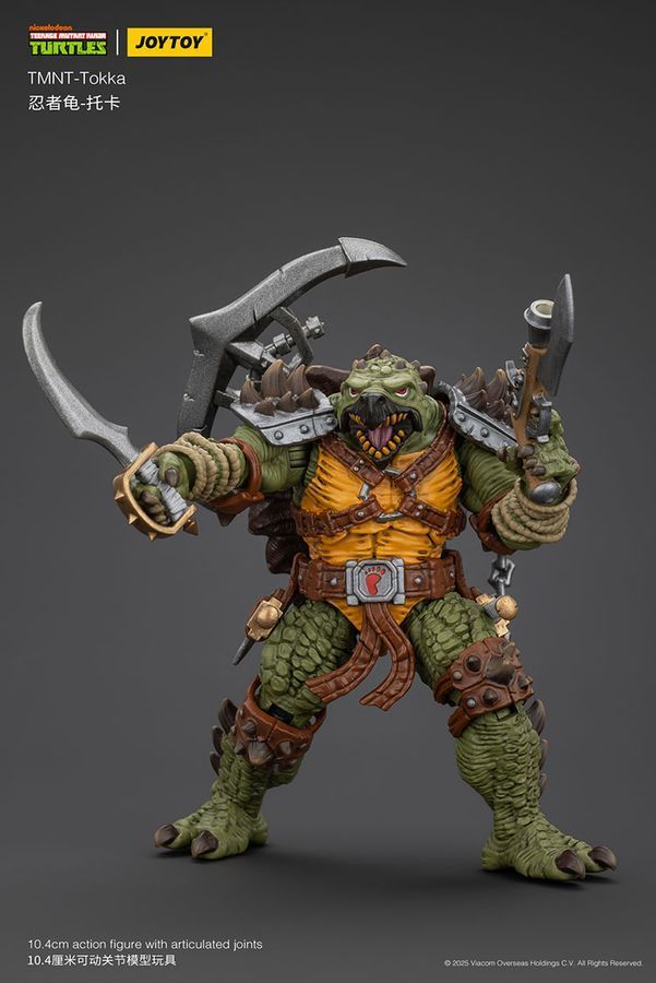 Фігурка Черепашки-Ніндзя TMNT JOYTOY Токка, рухома, 10,4 см (TMNT 0009)
