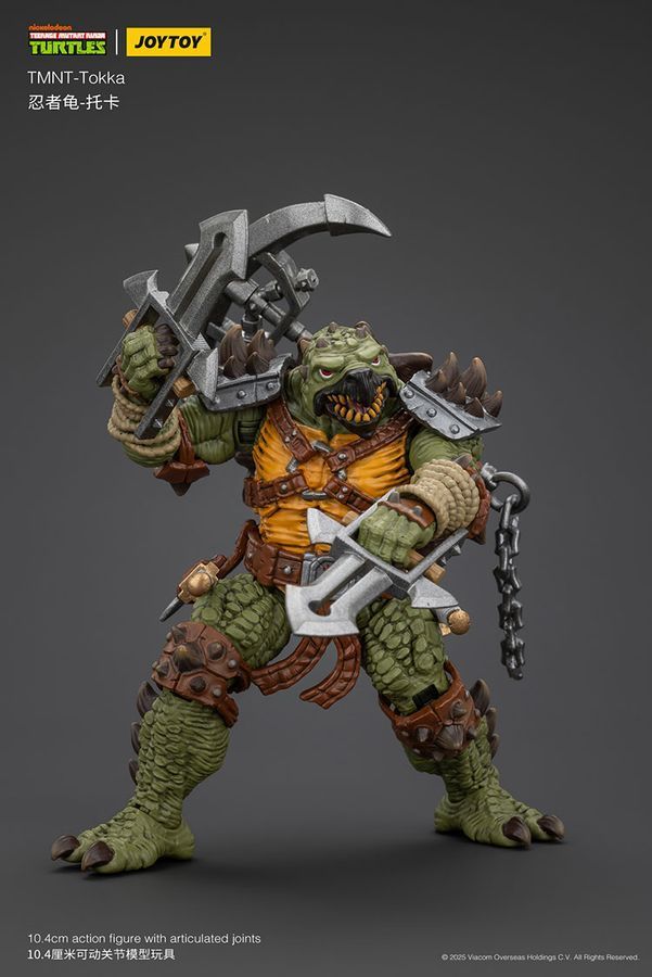 Фігурка Черепашки-Ніндзя TMNT JOYTOY Токка, рухома, 10,4 см (TMNT 0009)