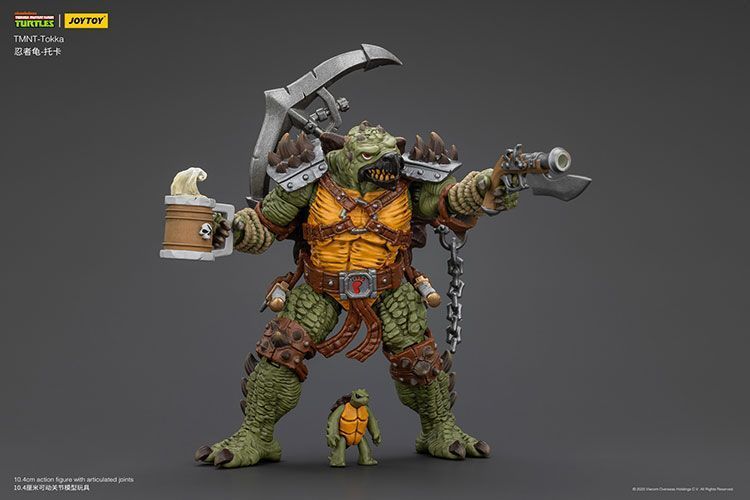 Фігурка Черепашки-Ніндзя TMNT JOYTOY Токка, рухома, 10,4 см (TMNT 0009)