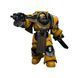 Фигурка из игры Warhammer 40k, Имперские Кулаки Сержант Легиона Катафрактии с Цепным кулаком, JOYTOY, подвижная, 13,6 см (WHR 0076)