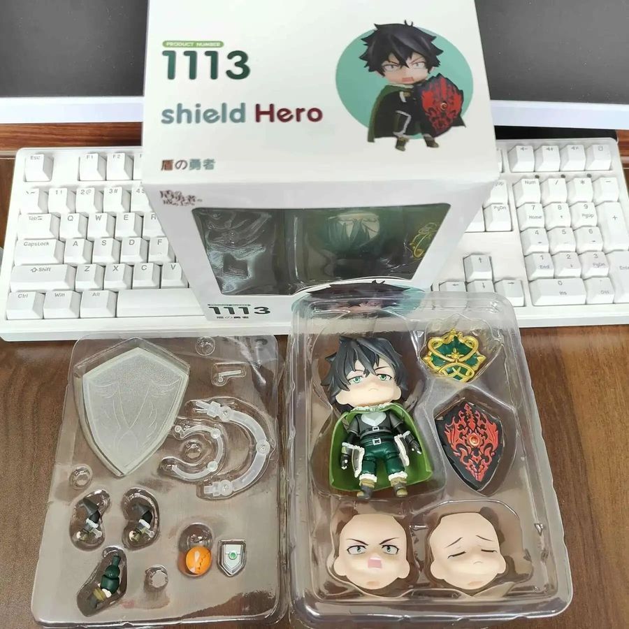 Аніме фігурка нендороїд Сходження Героя Щита The Rising of the Shield Hero, Наофумі Іватані 1113, рухома, 10 см (SHH 0001)