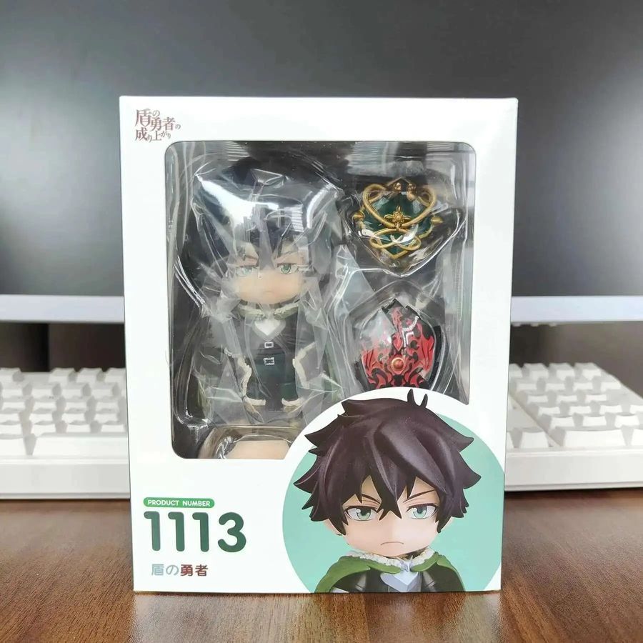 Аніме фігурка нендороїд Сходження Героя Щита The Rising of the Shield Hero, Наофумі Іватані 1113, рухома, 10 см (SHH 0001)