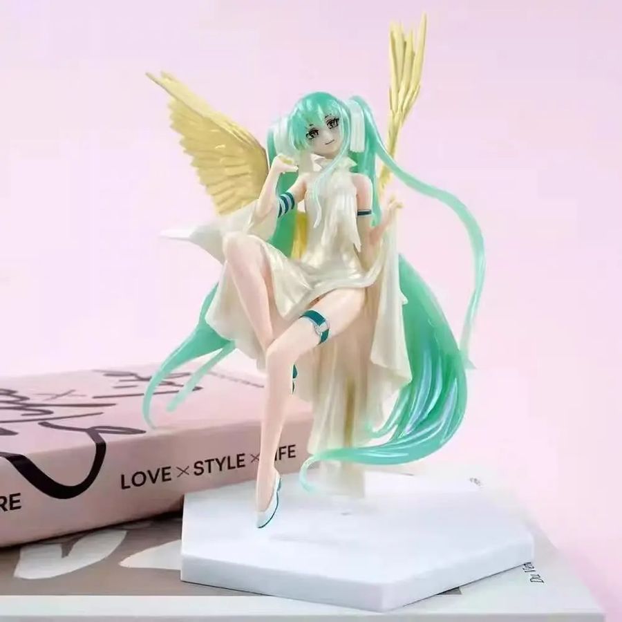 Аніме фігурка Vocaloid Вокалоїд Miku Hatsune Хацуне Міку Angel ангел, 17 см (VOC 0039)