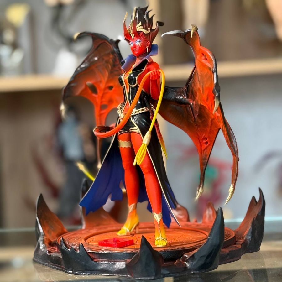 Фигурка из игры DOTA 2 Queen of Pain Королева боли, статуэтка фанатская версия без коробки, 20 см (DOTA 0034)