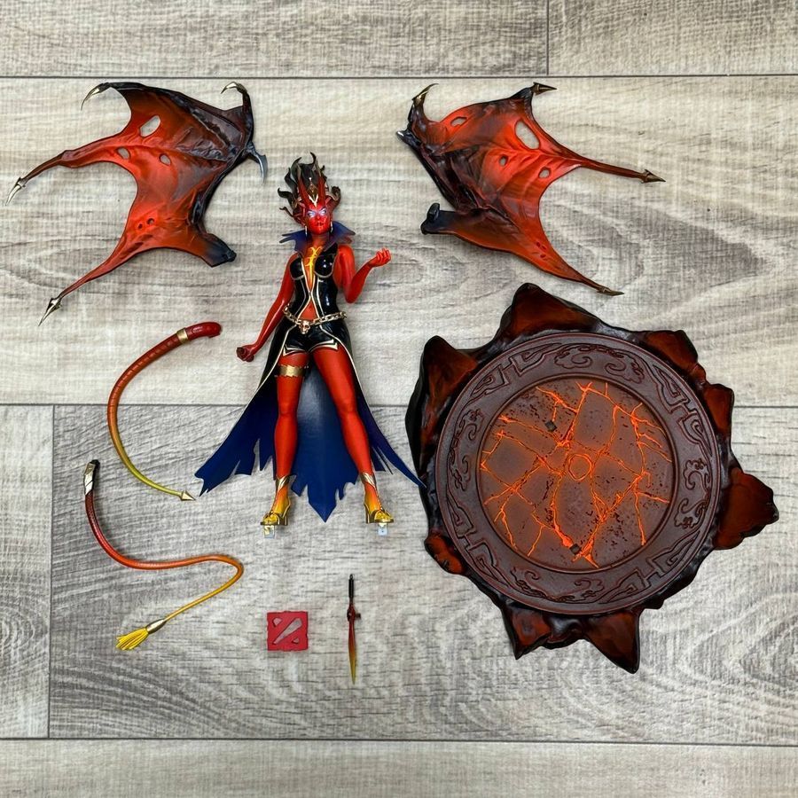 Фигурка из игры DOTA 2 Queen of Pain Королева боли, статуэтка фанатская версия без коробки, 20 см (DOTA 0034)