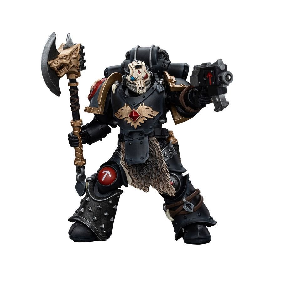Фигурка из игры Warhammer 40k, Космические Волки отряд Присягнувшие Смерти, JOYTOY, подвижная, 12,1 см (WHR 0126)