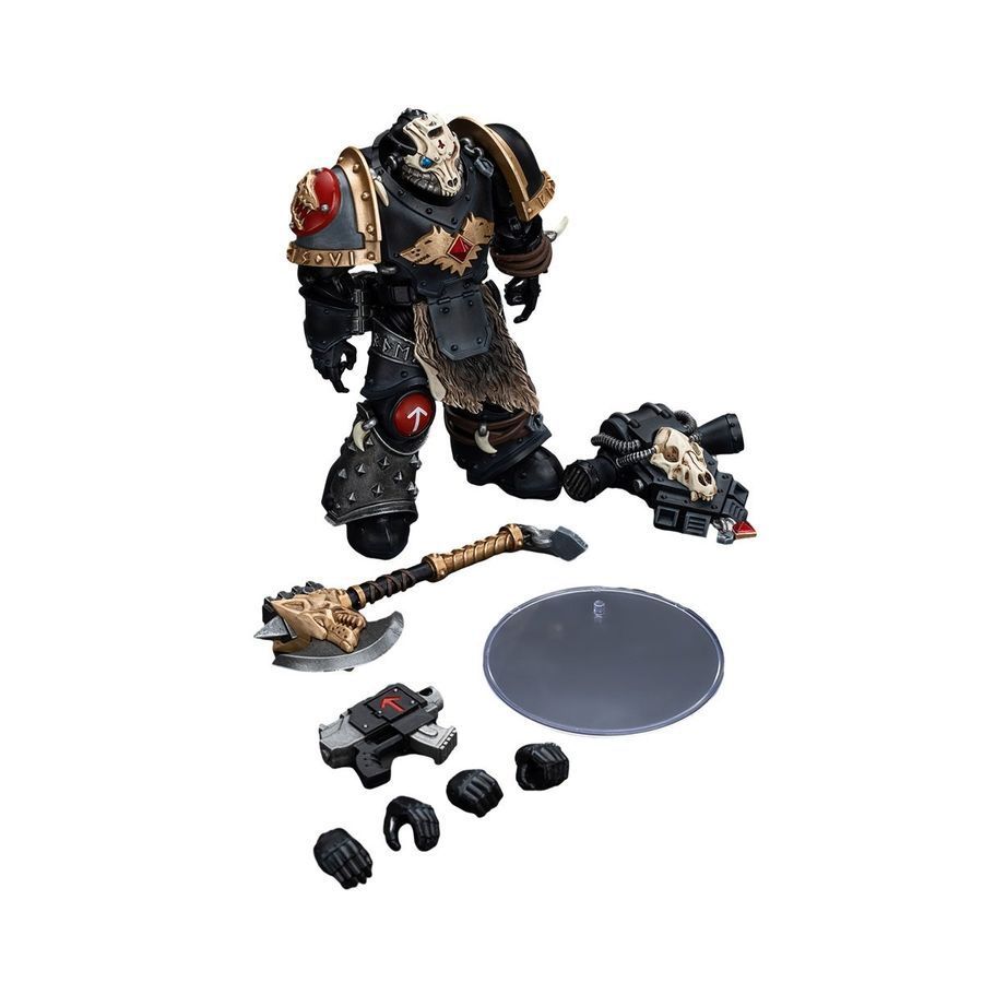 Фигурка из игры Warhammer 40k, Космические Волки отряд Присягнувшие Смерти, JOYTOY, подвижная, 12,1 см (WHR 0126)