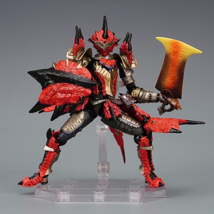 Рухлива фігурка Monster Hunter, Мисливець на чудовиська, Fire Dragon Armor, 17 см (MHW 0011)