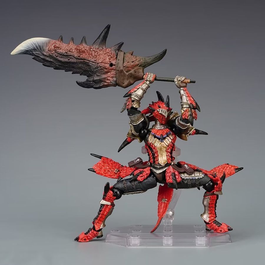 Рухлива фігурка Monster Hunter, Мисливець на чудовиська, Fire Dragon Armor, 17 см (MHW 0011)