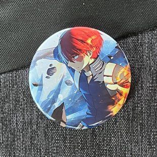 Значок аниме Моя геройская академия My Hero Academia, диаметр 58 мм (ZNMHA 0011)
