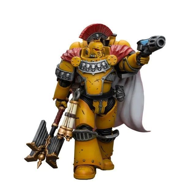 Фигурка из игры Warhammer 40k, Капеллан-Консул Легиона Имперских Кулаков, JOYTOY, подвижная, 12,4 см (WHR 0077)