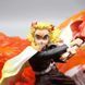 Аніме фігурка Клинок розсікаючий демонів Demon Slayer Rengoku Kyoujurou Ренгоку Кьодзюро, з підсвічуванням, 27 см (BDD 0099)