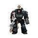 Фігурка з гри Warhammer 40k, Залізні руки Капітан в обладунках термінатора, JOYTOY, рухома, 14,3 см (WHR 0127)