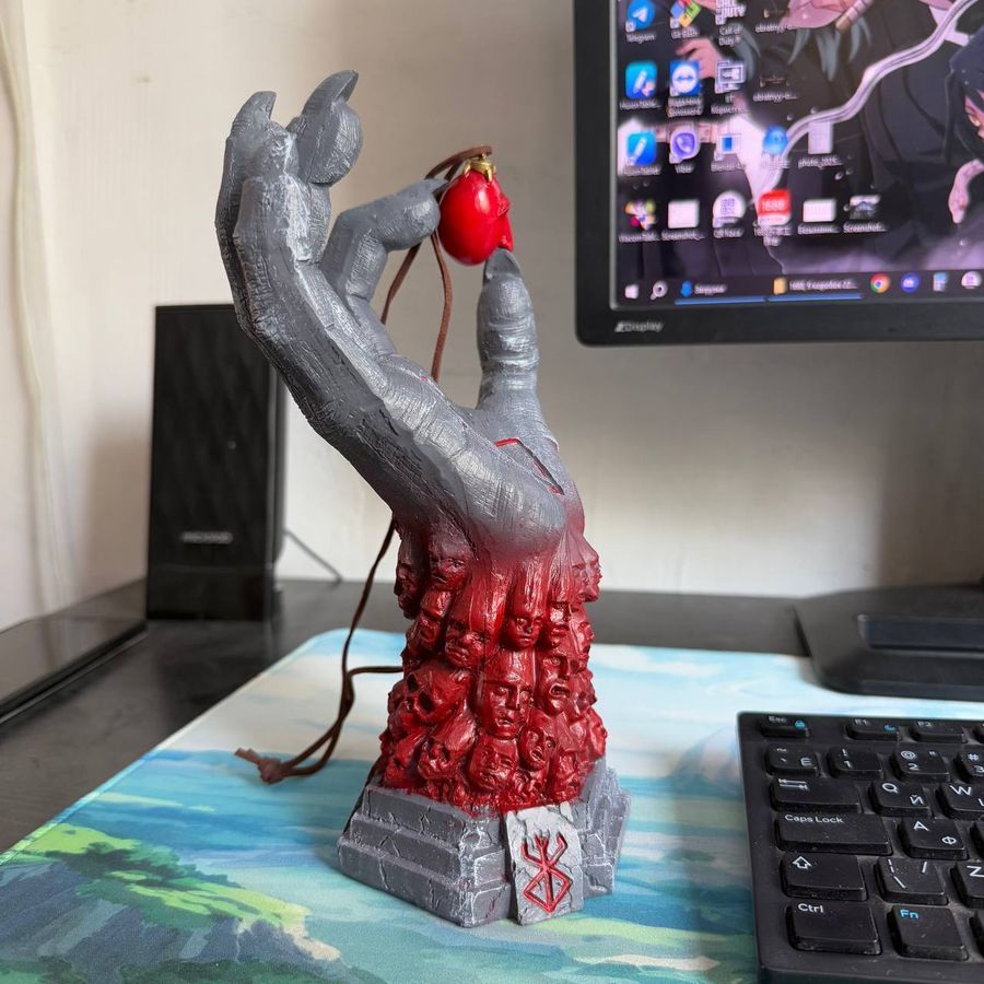 Аниме фигурка Berserk Hand of God & Beherit, Берсерк рука бога с Бехеритом, 25 см (BRK 0005)
