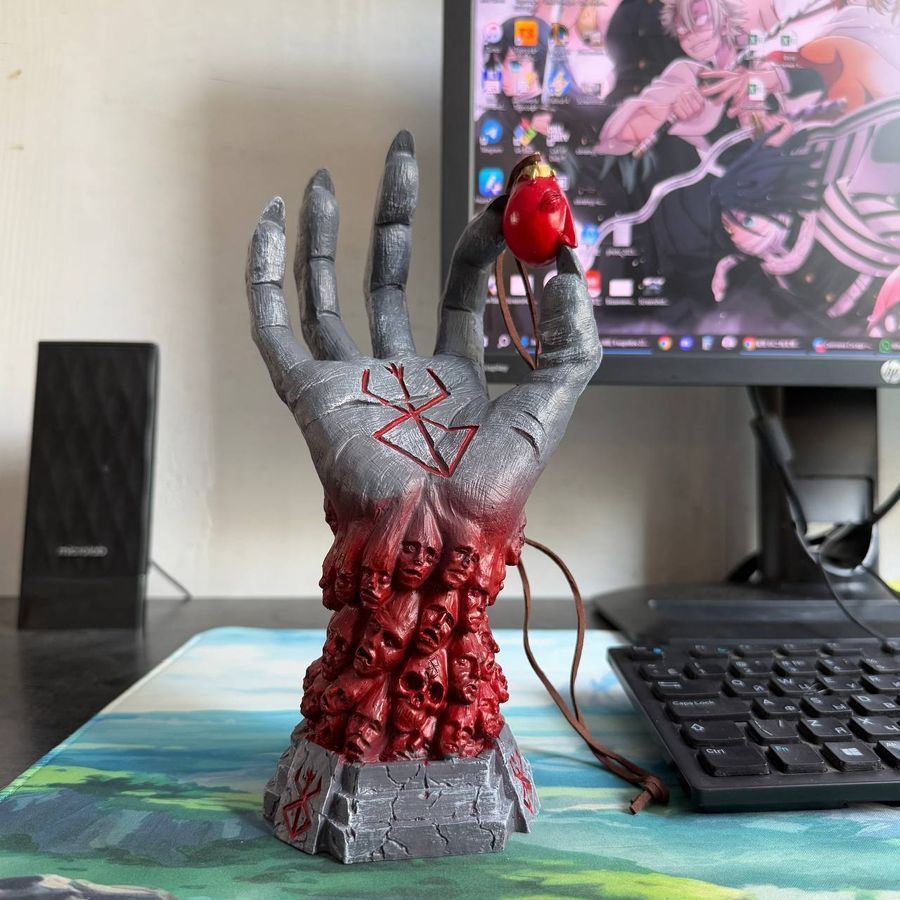 Аниме фигурка Berserk Hand of God & Beherit, Берсерк рука бога с Бехеритом, 25 см (BRK 0005)