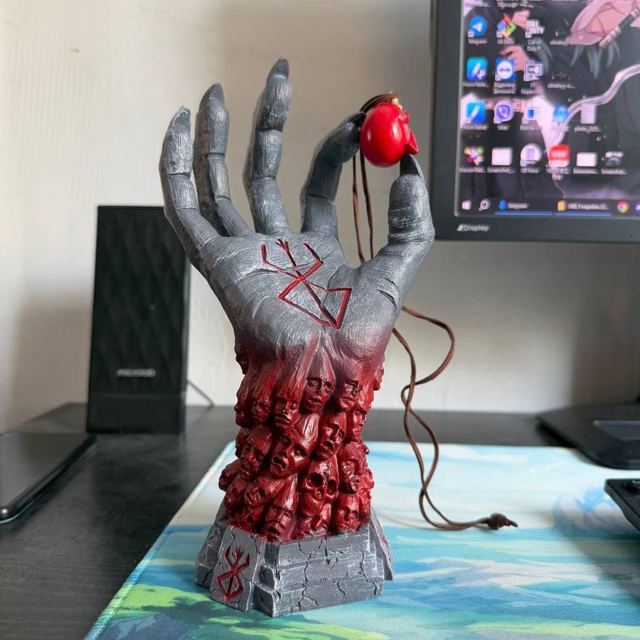 Аниме фигурка Berserk Hand of God & Beherit, Берсерк рука бога с Бехеритом, 25 см (BRK 0005)