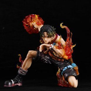 Аніме фігурка One Piece, Ван Піс, Portgas D Ace, Ейс Вогняний Кулак, з підсвічуванням, 20 см (OP 0077)